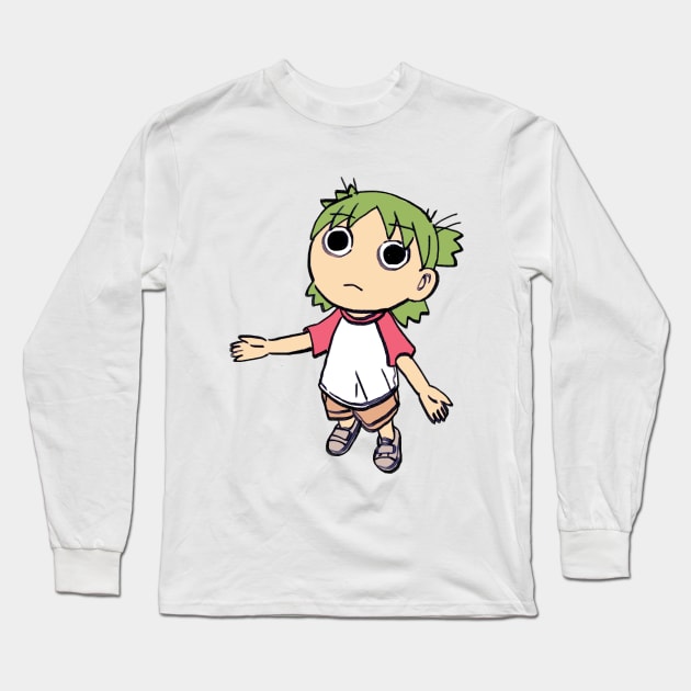 funny yotsuba reaction meme Long Sleeve T-Shirt by mudwizard